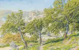 Hyères, décembre 1919 by Henri Rivière, 1929, Aquarelle, sold Jun 2008