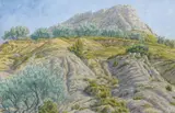 Buis-les-Baronnies, le Chevalet, août 1940 by Henri Rivière, Aquarelle, sold Jun 2008