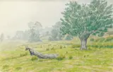 Le Cireygeol, septembre 1943 by Henri Rivière, Aquarelle, sold Jun 2008