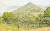 Venthon, juillet 1917 by Henri Rivière, Aquarelle, sold Jun 2008