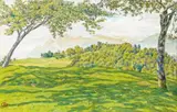 Venthon, septembre 1917 by Henri Rivière, Aquarelle, sold Jun 2008