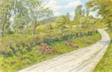 Clères, août 1922 by Henri Rivière, Aquarelle, sold Jun 2008