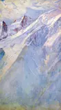 Le Mont-Maudit vu de Samoteux by André-Charles Coppier, Aquarelle, sold Jun 2008