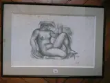 Femme assise tournée vers la gauche by Aristide Maillol, Lithographie, sold Jun 2008