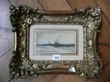 Marine by Camille Roqueplan, Aquarelle sur papier, sold Jun 2008