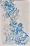 Jeune femme au chapeau by Henri Laville, Lithographie signée au crayon en bas à droite et numérotée d'un tirage à, sold Oct 2021