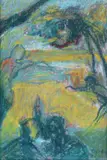 Paysage by Yvon Tardy, Pastel signé en bas à droite et dédicacé au dos, sold Oct 2021