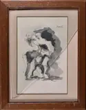 Prométhée et le vautour by Jacques Lipchitz, Lithographie, sold Oct 2021
