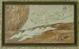 Deux cerises by Mikhail Larionov, Toile (sauts, petits manques), sold Sep 2017