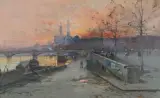 L'ancien Trocadéro by Eugène Galien-Laloue, Aquarelle et gouache, sold Jun 2017
