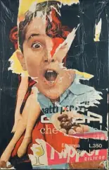 Euromsa by Rotella, 1963, Collage d'affiches lacérées sur toile, sold Jun 2017