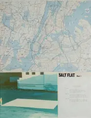 Salut Flat by Dennis Oppenheim, 1968, Technique mixte, collage de plan, tapuscrit, photo, sold Jun 2017