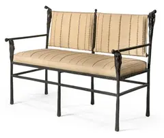 Banquette aux caryatides et scarifications by Ingrid Donat, 2002, Epreuve en bronze patiné, sold Jun 2018