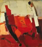 Sans titre by Jean Messagier, Aquarelle, sold Apr 2008