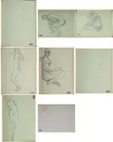 Carnet de croquis : nus féminins by André Derain, Crayon et sanguine, sold Jun 2007