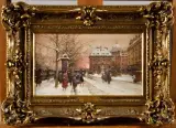L’Institut by Eugène Galien-Laloue, Gouache, sold Nov 2023