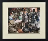 Soirée dansante by Chrysis Jungbluth, Gouache sur papier, sold Nov 2023