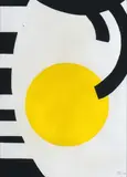 Composition by Otto Freundlich, 1934, Gouache sur papier, sold Dec 2010