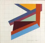 Cieszowa (Sketch) by Frank Stella, 1973, Huile et collage de tissu sur carton collé sur contreplaqué, sold Dec 2010