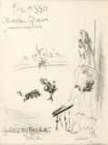 Femme au balcon by Pablo Picasso, 1960, Lithographie signée en bas à droite, sold Dec 2010