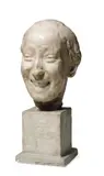 Visage rieur by Rik Wouters, Plâtre, sold Dec 2010