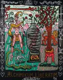 Alichimikum liberatum by Robert Combas, Lithographie en couleurs, sold Dec 2010