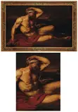 Jonas by Giovanni Battista Langetti, Toile, sold Nov 2010