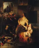 La furie espagnole by Corneille Seghers, Toile signée en bas à droite et datée, sold Nov 2010