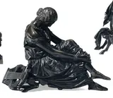 Sapho by James Pradier, Bronze à patine brun noir nuancé, sold Nov 2010