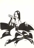 Sans titre by Enrico Marini, Encre de Chine sur papier pour un dessin utilisé en affiche du, sold Feb 2022