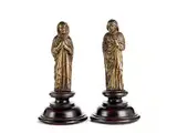 Untitled by Paar Assistenzfiguren, bronze, sold Dec 2018