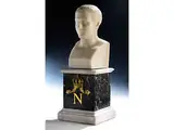 Untitled by Kleine Büste Napoleon Bonapartes, marble, offered Sep 2015