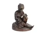 Untitled by Sitzender Landmann, bronze, offered Mar 2025