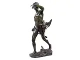 Der Vogelfänger by Maurice Bouval, 1863 – 1916, bronze, sold Jun 2019