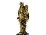 Untitled by Vergoldete Bronzestatuette einer Madonna mit Kind, bronze, offered Jul 2016