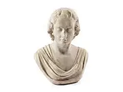 Untitled by Marmorbüste eines jungen Mannes, marble, sold Apr 2018