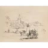 Rom und cadaques by Salvador Dalí, 1972, drypoint, sold Dec 2024