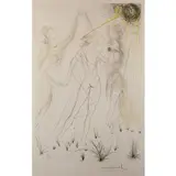 Le printemps (der frühling) by Salvador Dalí, 1971, drypoint, sold Dec 2024