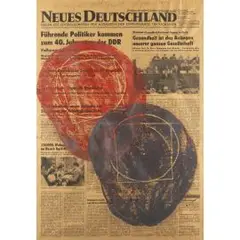 Der doppelte mittelpunkt by Felix Droese, 1989, ink, sold Dec 2024