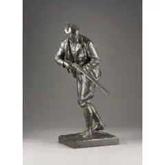 The hunter by Moritz Rothberger, bronze, sold Sep 2024