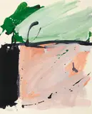 Sans titre by Charles Gagnon, 1962, casein on paper, sold Nov 2016