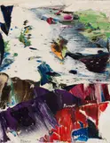 Sans titre by Marcelle Ferron, 1961, oil on canvas, sold Nov 2016