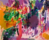 L’ornière by Pierre Gauvreau, 1978, acrylic on canvas, sold May 2016