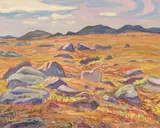 Barrenlands Near Lake Atnick by A. Y. Jackson, 1961, oil on canvas, sold May 2016