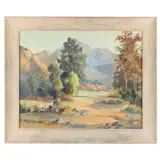 California Landscape by Bertha Alsterlund, Oil on canvas, sold Jul 2021