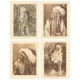 Four Native American Portrait Photographs by Rodman Wanamaker, Photogravures, sold Jul 2021