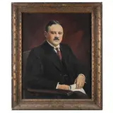 Portrait of Albert Kuhn by Matthew A. Daly, Oil on canvas, sold Jul 2021