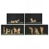Four Watercolor Friezes with Putti by Vincenzo Bisogno, Watercolor and gouache, sold Jul 2021