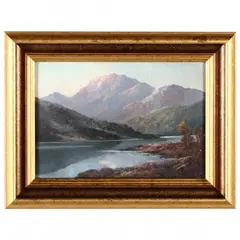 Loch Leven, Scotland by Douglas Falconer, Oil on board, sold Jun 2021