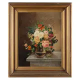 Still Life with Bird's Nest by W. I. Hair, Oil on canvas, sold Jun 2021